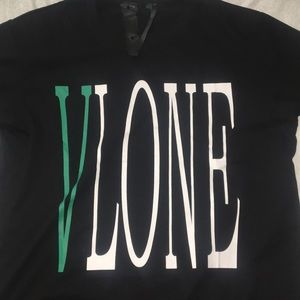VLONE green V black T XL Used
